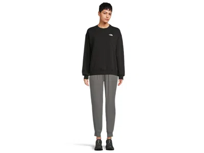 The North Face Evolution Embroidered Oversized Crew In Black
