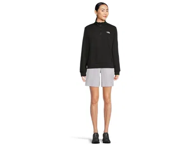 The North Face Evolution Quarter Zip Pullover In Black