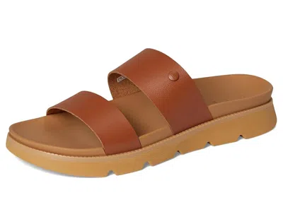 Reef Vista Luxe Thea Platform Slide Sandal In Brown