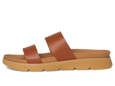 Reef Vista Luxe Thea Platform Slide Sandal In Brown