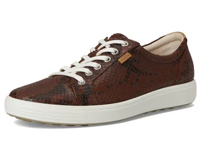 Ecco Soft 7 Sneaker In Brown