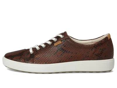 Ecco Soft 7 Sneaker In Brown