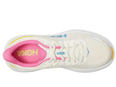 Hoka Womens  Bondi 9 In Alabaster/pink/birch