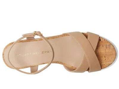 Stuart Weitzman Dayna Wedge In Brown