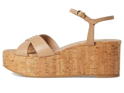 Stuart Weitzman Dayna Wedge In Brown