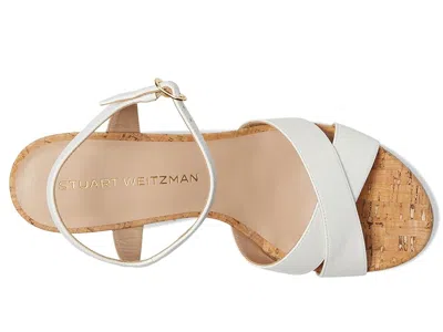 Stuart Weitzman Dayna Platform 80 In White