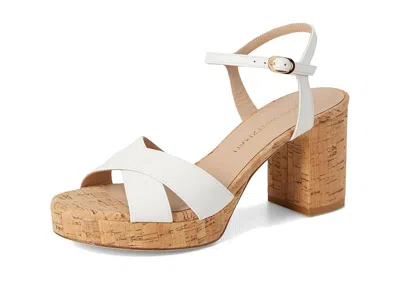 Stuart Weitzman Dayna Platform 80 In White