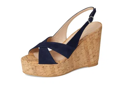 Stuart Weitzman Dayna Slingback Wedge In Multi