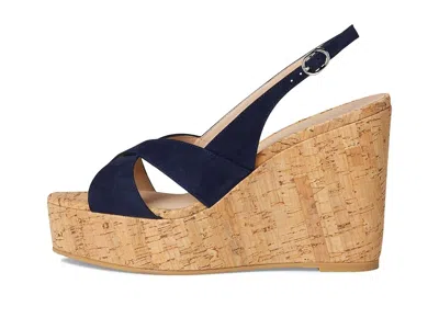 Stuart Weitzman Dayna Slingback Wedge In Multi