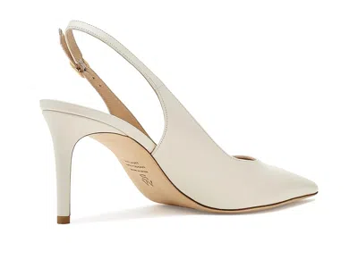 Stuart Weitzman Stuart Power Slingback 75 High In White