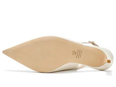 Stuart Weitzman Stuart Power Slingback 75 High In White