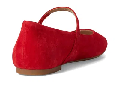 Vionic Wide Width Alameda Mary Jane Flat In Red