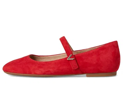 Vionic Wide Width Alameda Mary Jane Flat In Red
