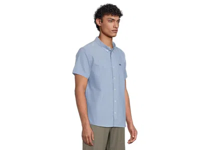 Rvca Thatll Do Stretch Short Sleeve In Blue