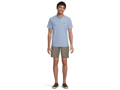 Rvca Thatll Do Stretch Short Sleeve In Blue
