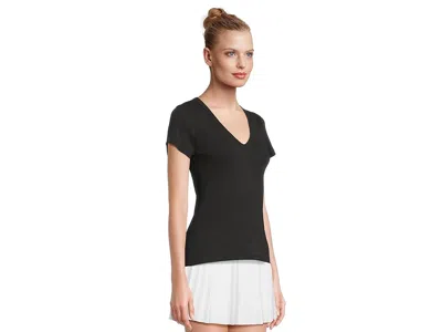 Lilla P Short Sleeve V-neck In Multi