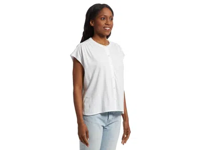 Lilla P Relaxed Button Down T-shirts In White