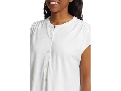 Lilla P Relaxed Button Down T-shirts In White