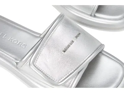 Michael Michael Kors Slide In Silver