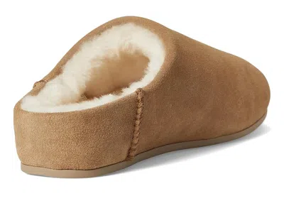 Ugg Chestnut Brown Suede Leather Elea Slip-on Slippers