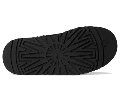 Ugg Tazz Ii 1174471-blk Slipper Black Suede Faux Fur Platform Rhs6920 In Multi