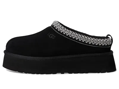 Ugg Tazz Ii 1174471-blk Slipper Black Suede Faux Fur Platform Rhs6920 In Multi