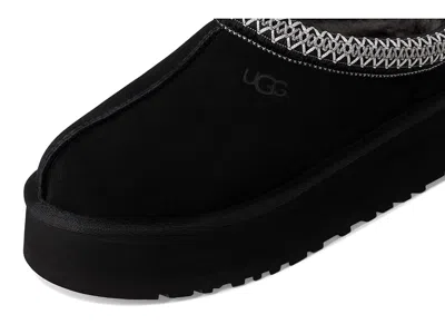 Ugg Tazz Ii 1174471-blk Slipper Black Suede Faux Fur Platform Rhs6920 In Multi