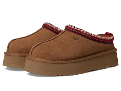 Ugg Platform Slip-on Shoes With Decorative Braided Trim In Brown