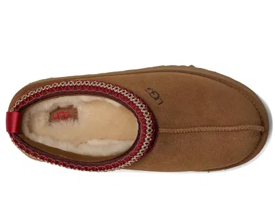 Ugg Platform Slip-on Shoes With Decorative Braided Trim In Brown