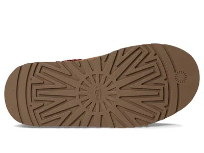 Ugg Platform Slip-on Shoes With Decorative Braided Trim In Brown