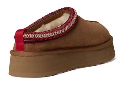 Ugg Platform Slip-on Shoes With Decorative Braided Trim In Brown