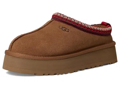 Ugg Platform Slip-on Shoes With Decorative Braided Trim In Brown