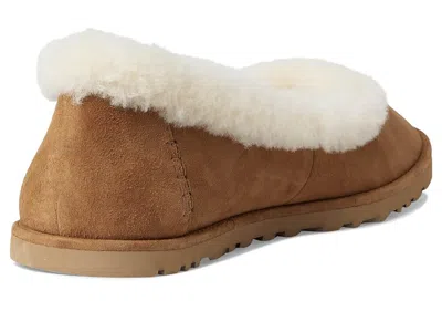 Ugg Zora Ballet Flat Woman Chestnut In Brown