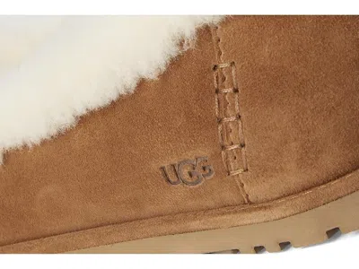 Ugg Zora Ballet Flat Woman Chestnut In Brown