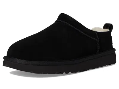 Ugg Classic Micro Suede Slippers In Black