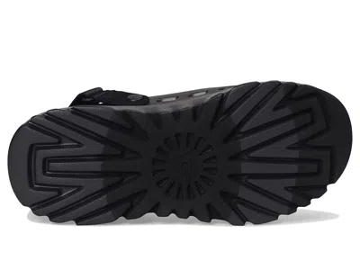 Ugg Adjustable Back Strap Clogs With Mesh Upper In Black