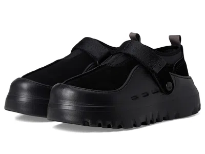 Ugg Adjustable Back Strap Clogs With Mesh Upper In Black