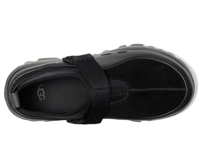 Ugg Adjustable Back Strap Clogs With Mesh Upper In Black
