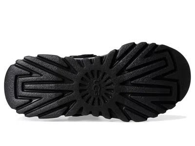 Ugg Adjustable Back Strap Clogs With Mesh Upper In Black