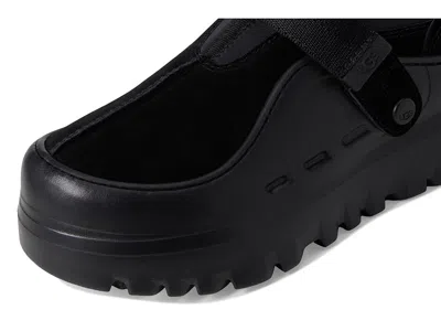 Ugg Adjustable Back Strap Clogs With Mesh Upper In Black