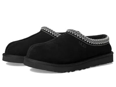 Ugg Tasman Ii 1174671-blk Slipper Men Black Suede Sheepskin Lined Slip-on Gug228