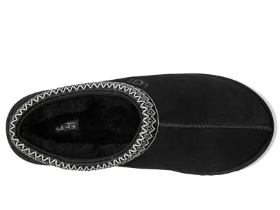 Ugg Tasman Ii 1174671-blk Slipper Men Black Suede Sheepskin Lined Slip-on Gug228