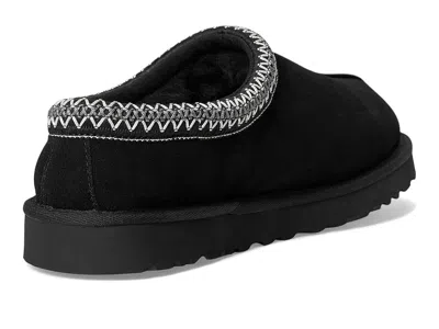 Ugg Tasman Ii 1174671-blk Slipper Men Black Suede Sheepskin Lined Slip-on Gug228