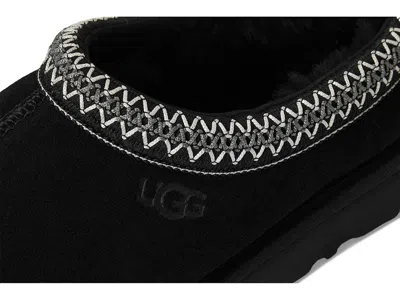 Ugg Tasman Ii 1174671-blk Slipper Men Black Suede Sheepskin Lined Slip-on Gug228
