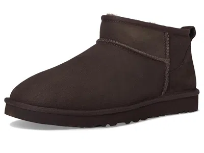 Ugg M Classic Ultra Mini Dusted Cocoa Ankle Boot In Brown