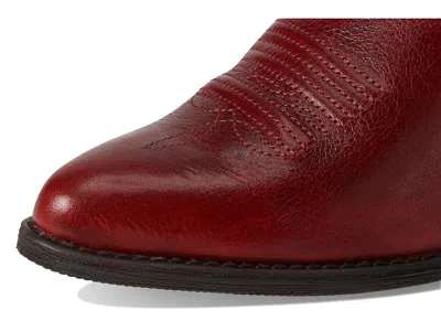 Ariat Maggie J Toe Short Western Boot In Red