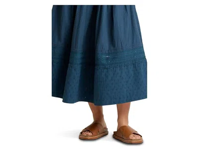 Toad And Co Airscape Midi Skirt In Blue