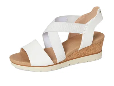 Dr. Scholl's Just Cute Wedge Sandal In White