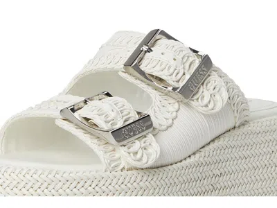 Guess Binks 2 Platform Sandal In White