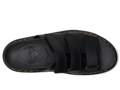 Dr. Martens Black Leather Platform In Black